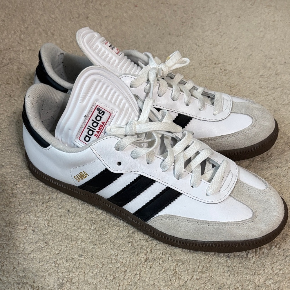 Adidas Samba White Black Sneakers
